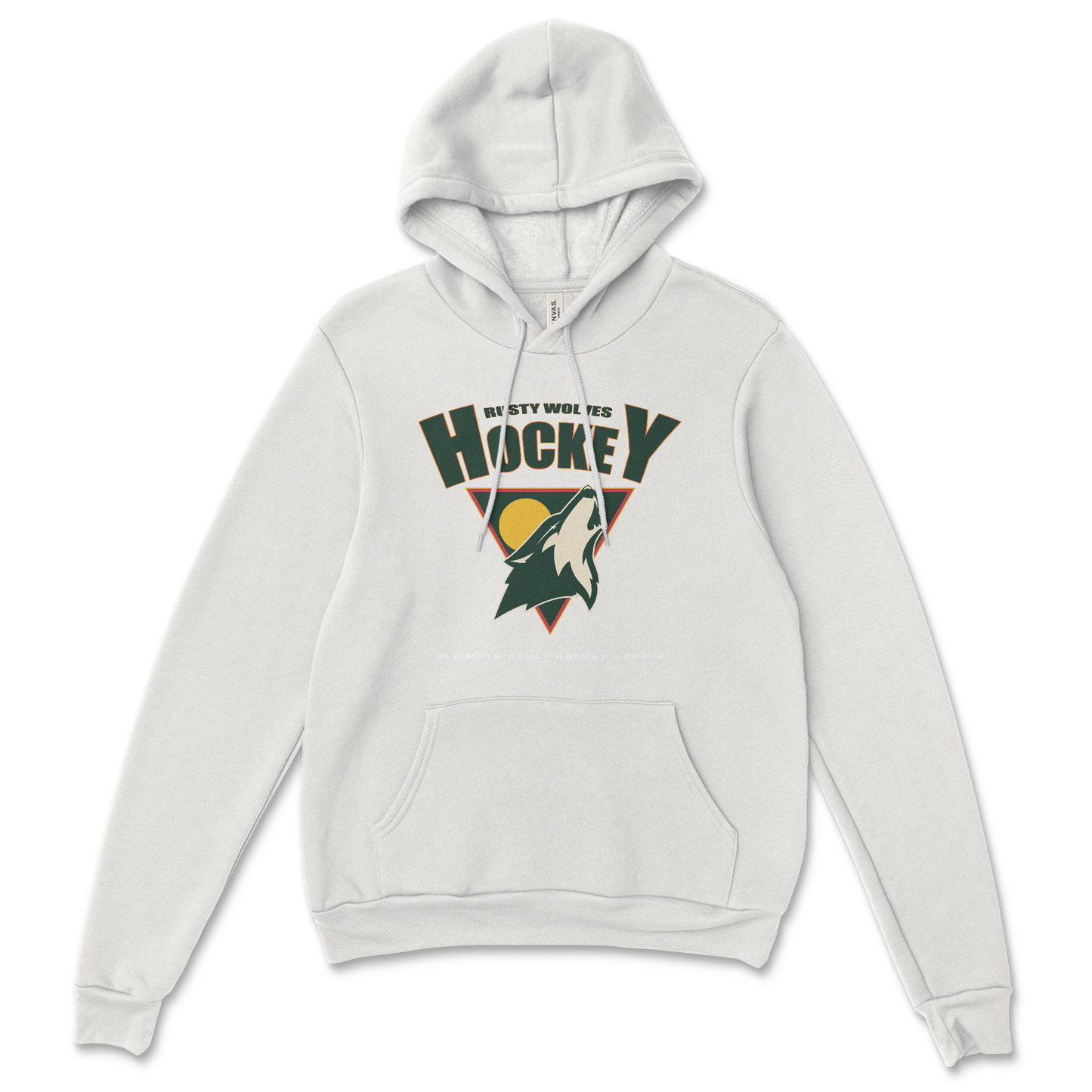 Retro 90's Series - Rusty Wolves Pullover Hoodie