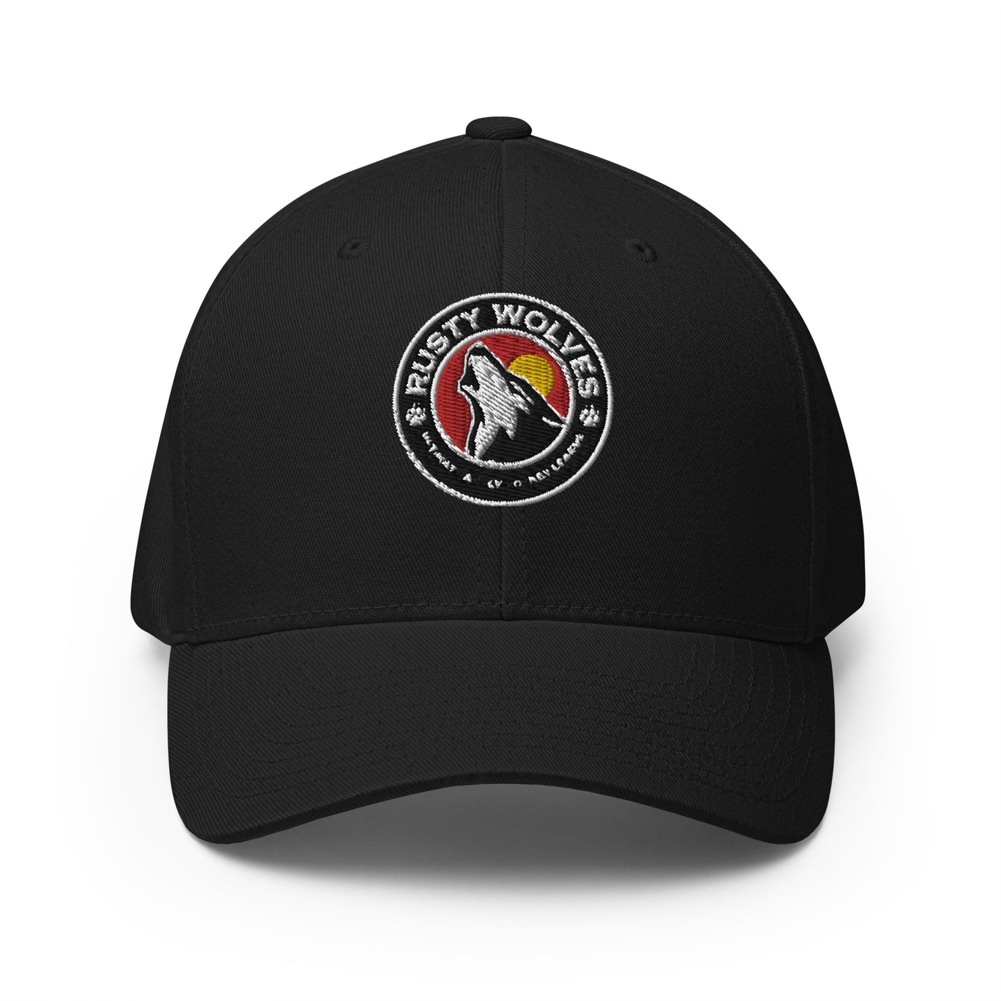 Rusty Wolves - Closed Back Structured Cap