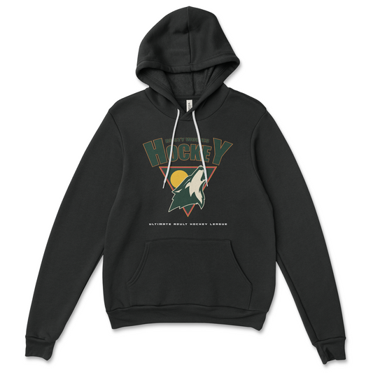 Retro 90's Series - Rusty Wolves Pullover Hoodie